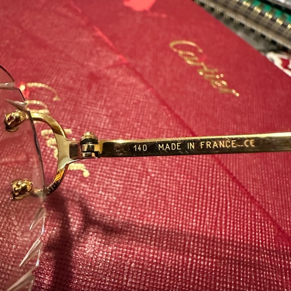 Diamond cut Cartier Men’s glasses - Picture 10 of 11